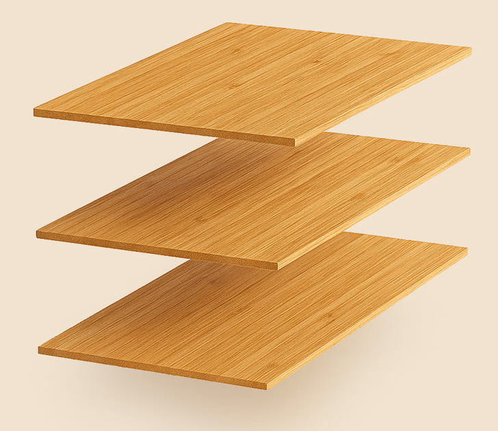 Painel de bambu premium para marcenaria fina